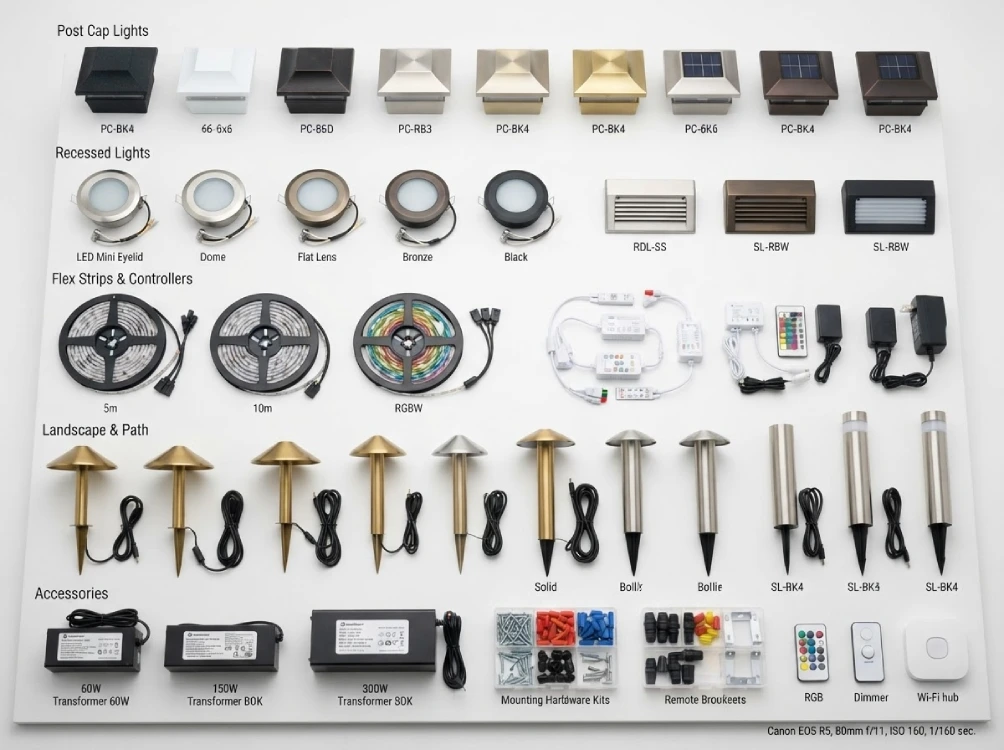 LED Deck & Step Lighting materials and all types