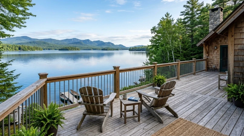 Pressure treated wood lakefront natural Massachusetts New Hampshire